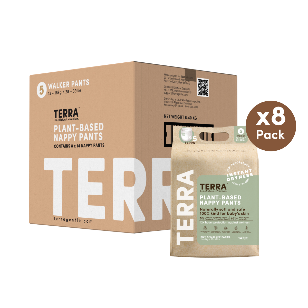 Terra Plant-Based Eco Premium Nappy Pants
