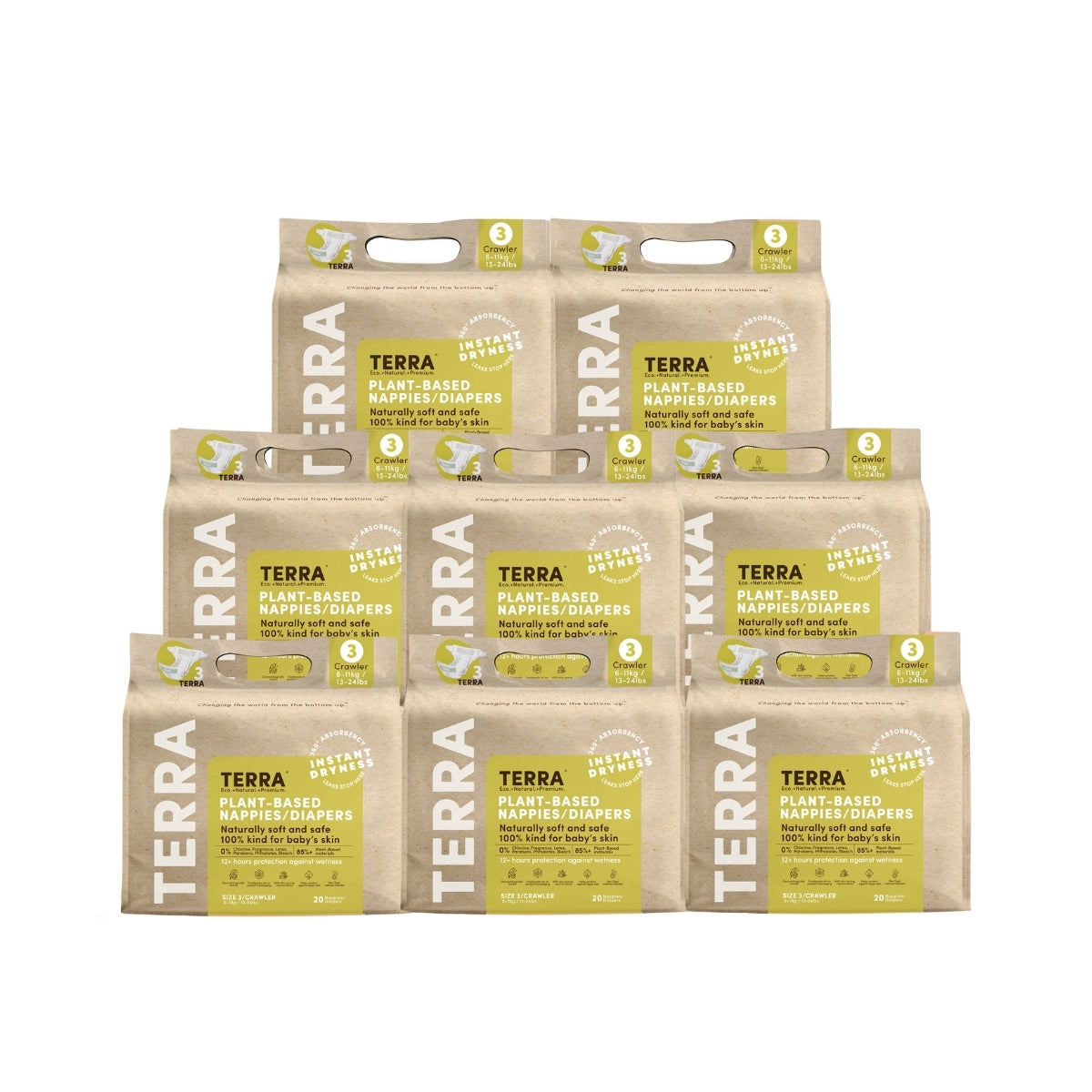 Crawler Nappies 20s TERRA