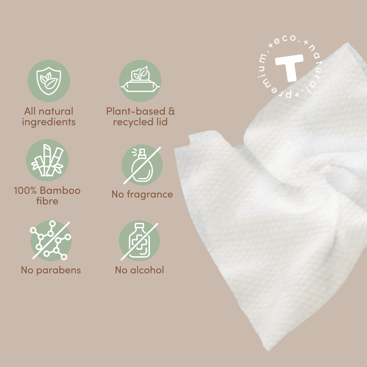 Pure Water Baby Wipes 70s TERRA