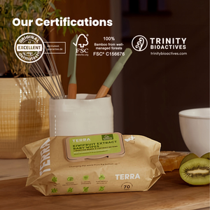 TERRA Premium Bamboo Baby Wipes