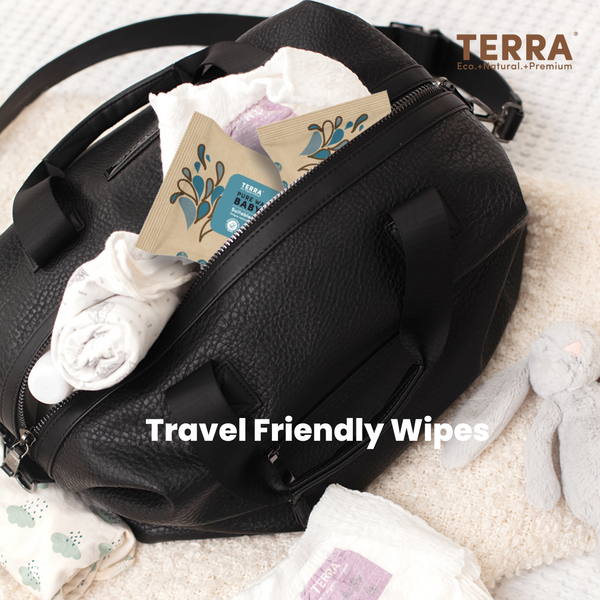 Pure Water Baby Wipes Travel Pack 24s TERRA