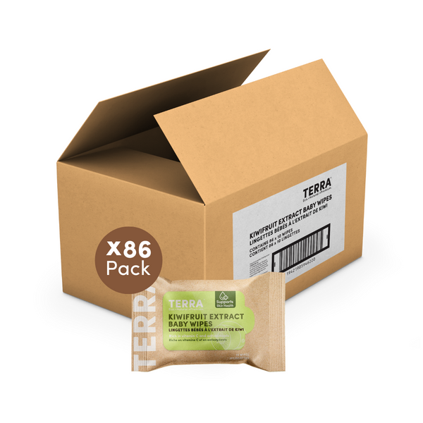 TERRA Bamboo Baby Wipes - Mini Pack 10s