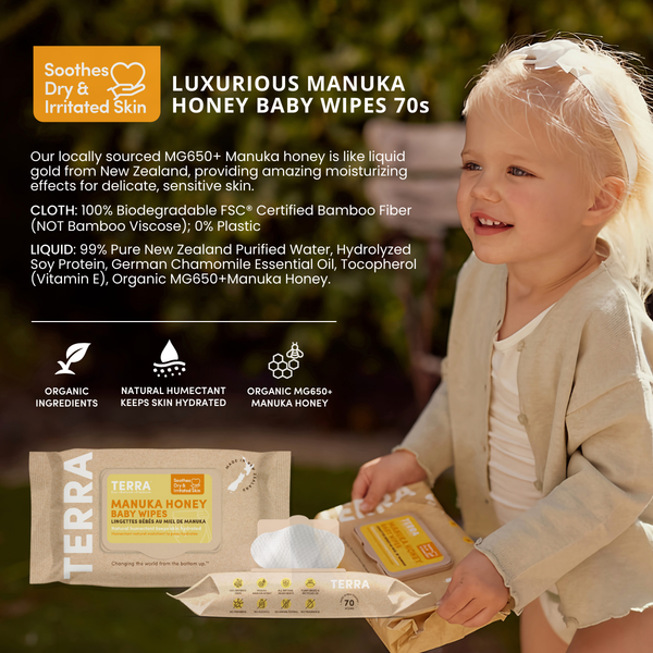 TERRA Premium Bamboo Baby Wipes