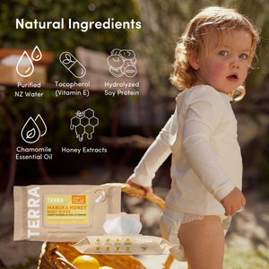 TERRA Premium Bamboo Baby Wipes