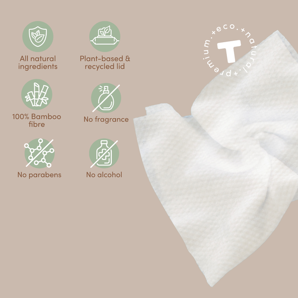 TERRA Premium Bamboo Baby Wipes