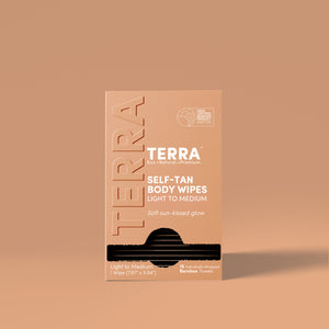 Terra Self-Tan Body Wipes (Light to Medium)