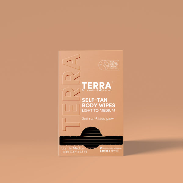 Terra Self-Tan Body Wipes (Light to Medium)