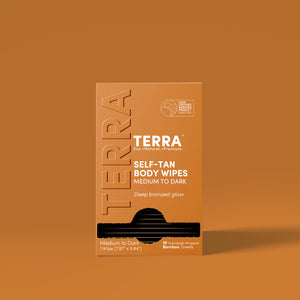 Terra Self-Tan Body Wipes (Medium to Dark)