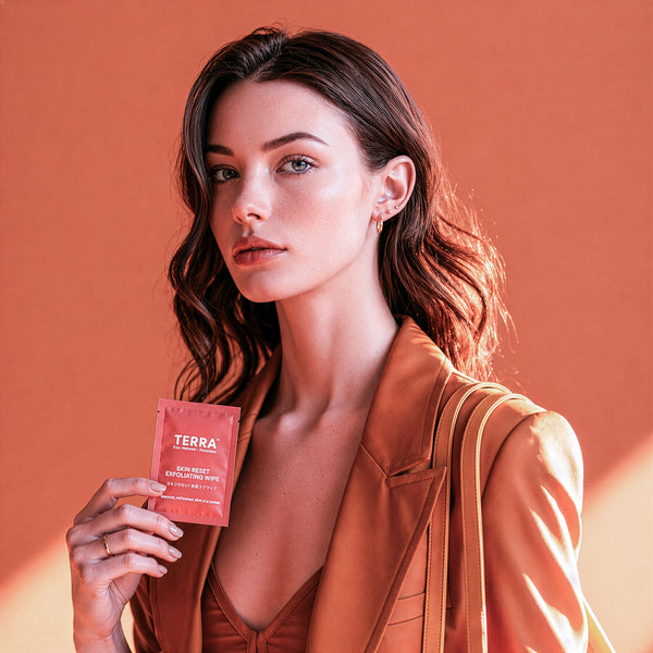 Terra Skin Reset Exfoliating Wipes