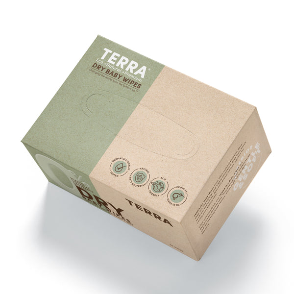TERRA Dry Baby Wipes 48s